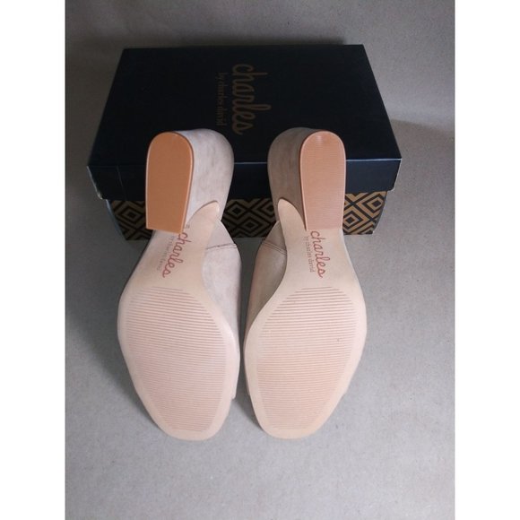 Charles By Charles David Hector Heeled Sandals Size 9.5 Color: Nude - Picture 3 of 5
